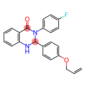2-[4-(allyloxy)phenyl]-3-(4-fluorophenyl)-2,3-dihydro-4(1H)-quinazolinone
