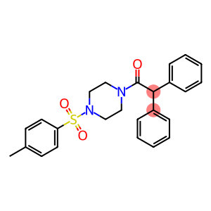 1-(diphenylacetyl)-4-[(4-methylphenyl)sulfonyl]piperazine