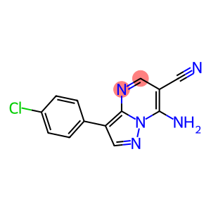 7-amino-3-(4-chlorophenyl)pyrazolo[1,5-a]pyrimidine-6-carbonitrile