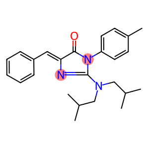 5-benzylidene-2-(diisobutylamino)-3-(4-methylphenyl)-3,5-dihydro-4H-imidazol-4-one