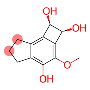 1H-Cyclobut[e]indene-1,2,4-triol, 2,5,6,7-tetrahydro-3-methoxy-, (1R,2S)-rel- (9CI)