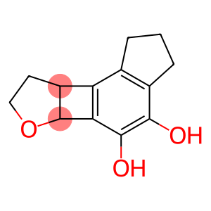 1H-Indeno[4,5:3,4]cyclobuta[1,2-b]furan-4,5-diol, 2,3,5b,7,8,8a-hexahydro- (9CI)