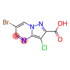 pyrazolo[1,5-a]pyrimidine-2-carboxylic acid, 6-bromo-3-chl