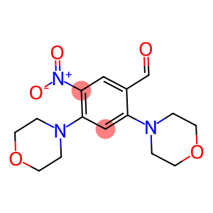 5-NITRO-2,4-DI(4-MORPHOLINYL)BENZALDEHYDE