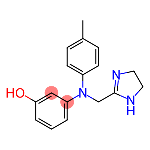 m-[N-[2-Imidazolin-2-ylmethyl]-p-toluidino] phenol