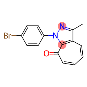 1-(4-bromophenyl)-3-methylcyclohepta[c]pyrazol-8(1H)-one