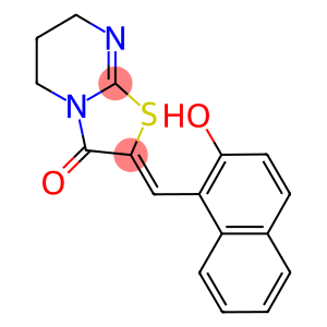 2-[(2-hydroxy-1-naphthyl)methylene]-6,7-dihydro-5H-[1,3]thiazolo[3,2-a]pyrimidin-3(2H)-one