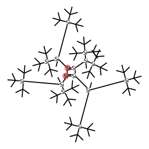 Cyclotetrasila-1,3-diene, 1,2,3,4-tetrakis[2,2,2-tris(1,1-dimethylethyl)-1-methyl-1-[tris(1,1-dimethylethyl)silyl]disilanyl]-