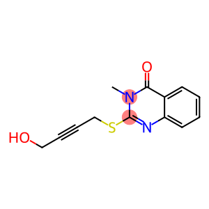 2-[(4-hydroxy-2-butynyl)sulfanyl]-3-methyl-4(3H)-quinazolinone