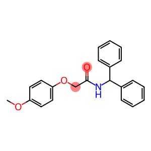 Acetamide, N-(diphenylmethyl)-2-(4-methoxyphenoxy)-