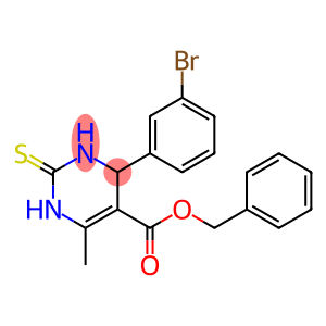 benzyl 4-(3-bromophenyl)-6-methyl-2-thioxo-1,2,3,4-tetrahydropyrimidine-5-carboxylate