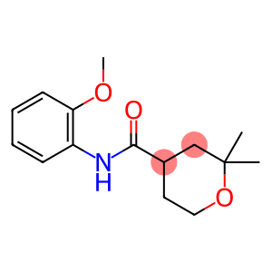 N-(2-methoxyphenyl)-2,2-dimethyloxane-4-carboxamide