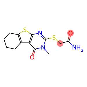 Acetamide, 2-[(3,4,5,6,7,8-hexahydro-3-methyl-4-oxo[1]benzothieno[2,3-d]pyrimidin-2-yl)thio]-