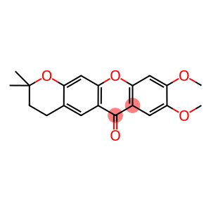 8,9-dimethoxy-2,2-dimethyl-3,4-dihydro-2H,6H-pyrano[3,2-b]xanthen-6-one