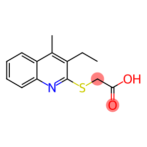 2-((3-ethyl-4-methylquinolin-2-yl)thio)acetic acid