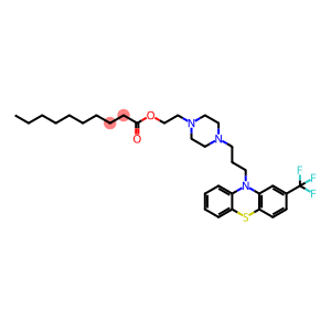 decanoic acid, 2-[4-[3-[2-(trifluoromethyl)-10H-phenothiazin-10-yl]propyl]-1-piperazinyl]ethyl ester