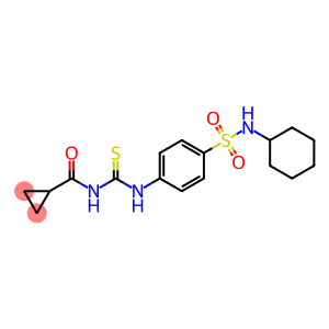 N-{[4-(cyclohexylsulfamoyl)phenyl]carbamothioyl}cyclopropanecarboxamide
