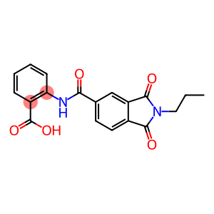 2-{[(1,3-dioxo-2-propyl-2,3-dihydro-1H-isoindol-5-yl)carbonyl]amino}benzoic acid