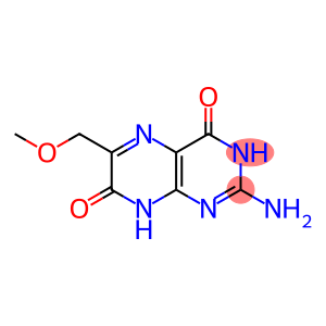 4,7(3H,8H)-Pteridinedione, 2-amino-6-(methoxymethyl)-