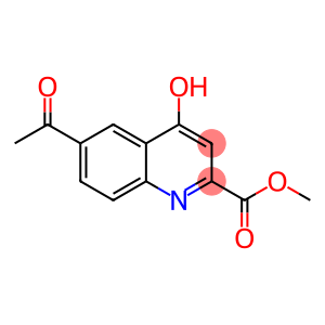 2-Quinolinecarboxylic acid, 6-acetyl-4-hydroxy-, methyl ester