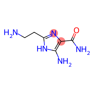 1H-Imidazole-4-carboxamide,  5-amino-2-(2-aminoethyl)-