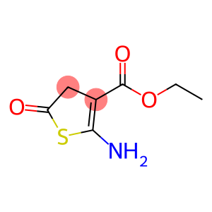 3-Thiophenecarboxylicacid,2-amino-4,5-dihydro-5-oxo-,ethylester(9CI)