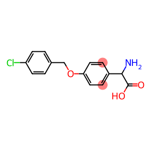 2-amino-2-[4-[(4-chlorophenyl)methoxy]phenyl]acetic acid