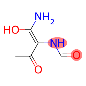 Formamide, N-[(1E)-1-(aminohydroxymethylene)-2-oxopropyl]- (9CI)