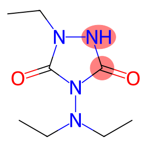 1,2,4-Triazolidine-3,5-dione,4-(diethylamino)-2-ethyl-(9CI)