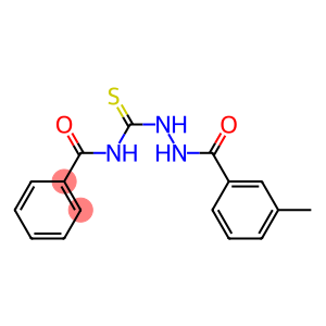 N-({2-[(3-methylphenyl)carbonyl]hydrazinyl}carbonothioyl)benzamide