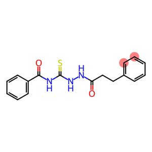 N-{[2-(3-phenylpropanoyl)hydrazino]carbonothioyl}benzamide