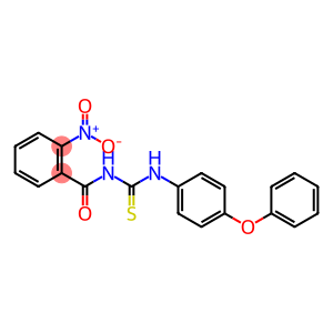 2-nitro-N-[(4-phenoxyphenyl)carbamothioyl]benzamide