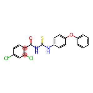 2,4-dichloro-N-[(4-phenoxyphenyl)carbamothioyl]benzamide