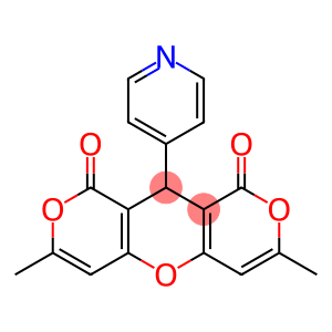 3,7-dimethyl-10-pyridin-4-yl-10H-dipyrano[3,4-b:3',4'-f]pyran-1,9-dione