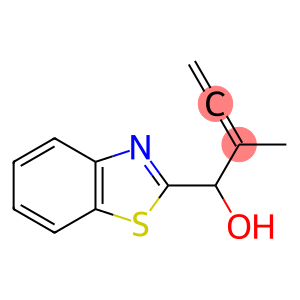 2-Benzothiazolemethanol,alpha-(1-methyl-1,2-propadienyl)-(9CI)