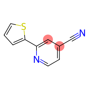 2-(thiophen-2-yl)pyridine-4-carbonitrile