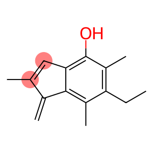 1H-Inden-4-ol, 6-ethyl-2,5,7-trimethyl-1-methylene-