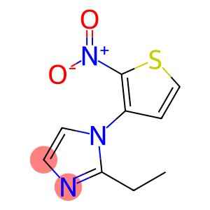 1H-Imidazole, 2-ethyl-1-(2-nitro-3-thienyl)-