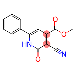 3-Cyano-2-oxo-6-phenyl-1,2-dihydro-pyridine-4-carboxylic acid methyl ester