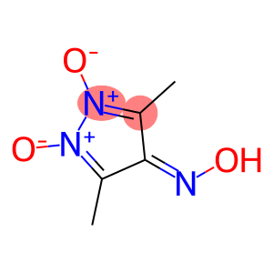 4H-Pyrazol-4-one, 3,5-dimethyl-, oxime, 1,2-dioxide (9CI)