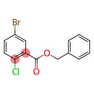 Benzoic acid, 5-bromo-2-chloro-, phenylmethyl ester