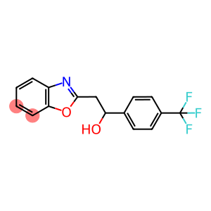 2-(Benzo[d]oxazol-2-yl)-1-[4-(trifluoromethyl)phenyl]ethan-1-ol, 4-[2-(1,3-Benzoxazol-2-yl)-1-hydroxyethyl]benzotrifluoride