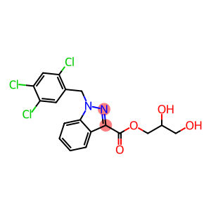 1H-Indazole-3-carboxylic acid, 1-[(2,4,5-trichlorophenyl)methyl]-, 2,3-dihydroxypropyl ester