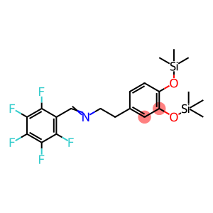 N-[(Pentafluorophenyl)methylene]-3,4-bis[(trimethylsilyl)oxy]benzeneethanamine