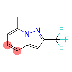 Pyrazolo[1,5-a]pyridine, 7-methyl-2-(trifluoromethyl)- (9CI)