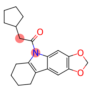 5-(Cyclopentylacetyl)-6,7,8,9-tetrahydro-5H-1,3-dioxolo[4,5-b]carbazole