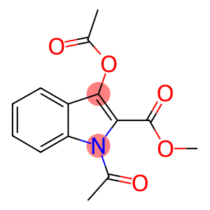 methyl 1-acetyl-3-(acetyloxy)-1H-indole-2-carboxylate