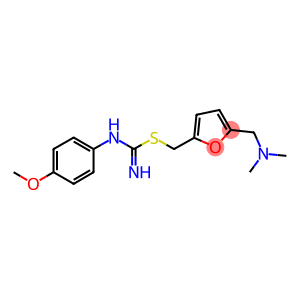 {5-[(dimethylamino)methyl]-2-furyl}methyl N-(4-methoxyphenyl)imidothiocarbamate