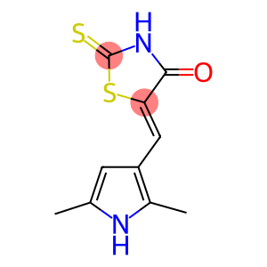 5-[(2,5-dimethyl-1H-pyrrol-3-yl)methylene]-2-thioxo-1,3-thiazolidin-4-one