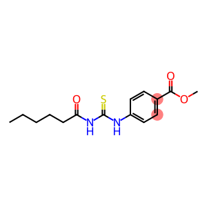 methyl 4-{[(hexanoylamino)carbothioyl]amino}benzoate